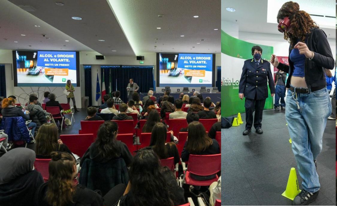 Convegno dedicato agli studenti “Alcol e droga al volante. Metti un freno”.